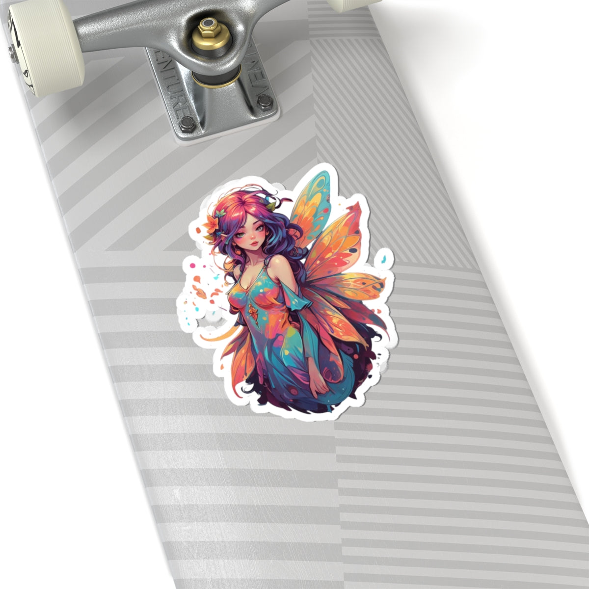 Whimsical Fairy Kiss-Cut Stickers, Cute Decor, Laptop Accessory, Gift for Fairy Lovers, Unique Art, Aesthetic Stickers