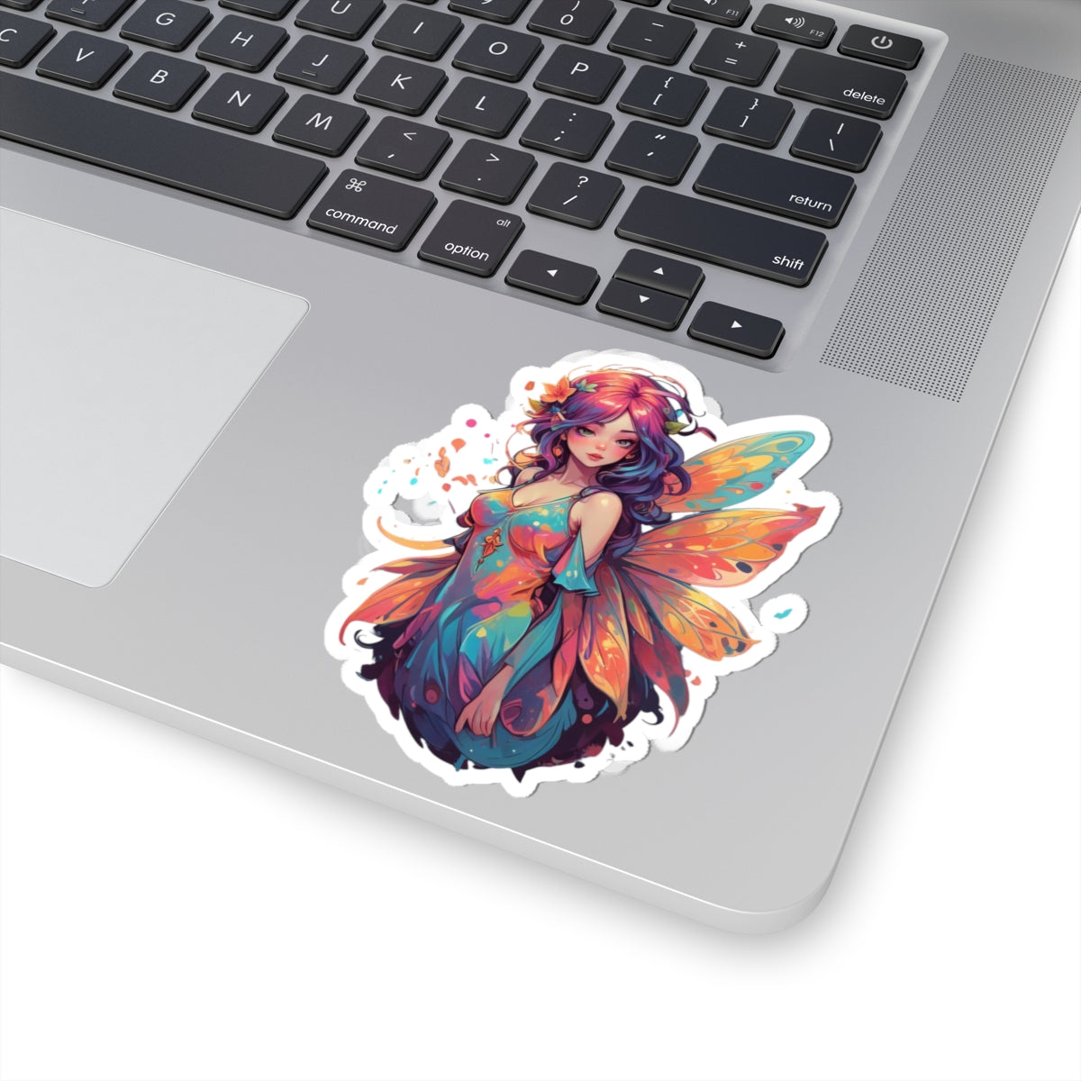 Whimsical Fairy Kiss-Cut Stickers, Cute Decor, Laptop Accessory, Gift for Fairy Lovers, Unique Art, Aesthetic Stickers