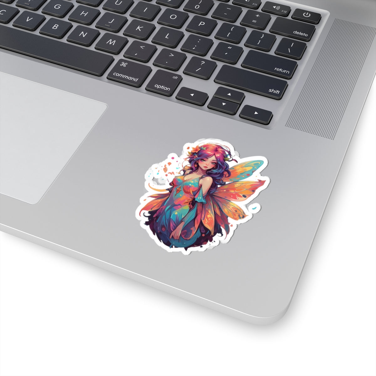 Whimsical Fairy Kiss-Cut Stickers, Cute Decor, Laptop Accessory, Gift for Fairy Lovers, Unique Art, Aesthetic Stickers