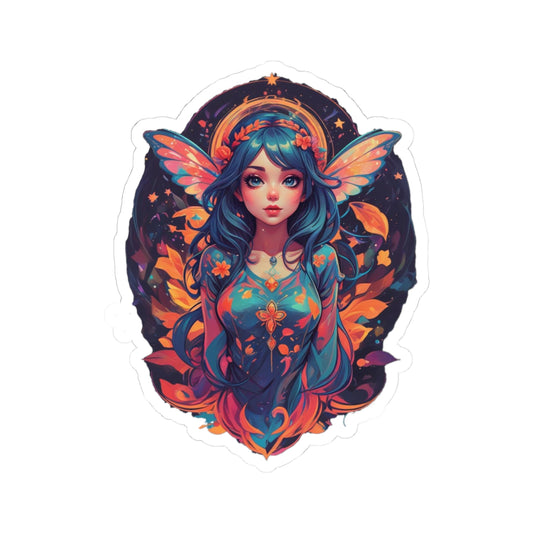 Whimsical Fairy Kiss-Cut Stickers | Magical Art, Laptop Decals, Journal Decor, Gift for Fantasy Lovers, Cute Sticker Set