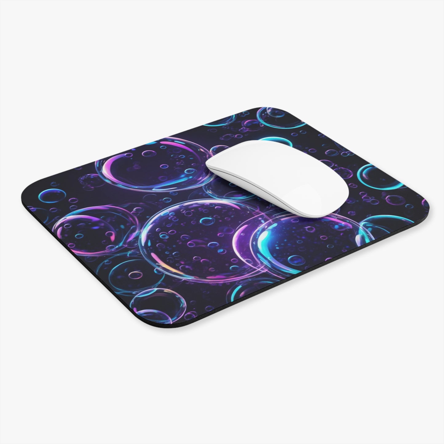 Mouse Pad - Bright Colorful Bubbles Design