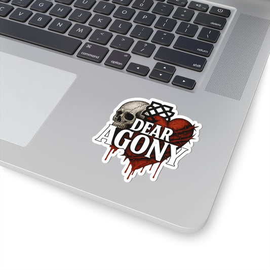 Dark Heart Kiss-Cut Stickers | Edgy Aesthetic Stickers for Laptops, Water Bottles, Gifts, and More