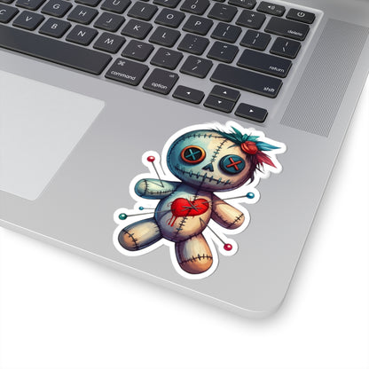 Voodoo Doll Kiss-Cut Stickers – Eye-Catching, Unique Decals for Personalization and Gift Ideas