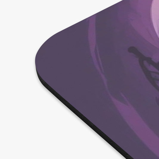 Mystical Raven Mouse Pad, Esoteric Desktop Accessory, Goth Home Office Decor, Halloween Gift, Magical Computer Mat, Witchy Office Supply