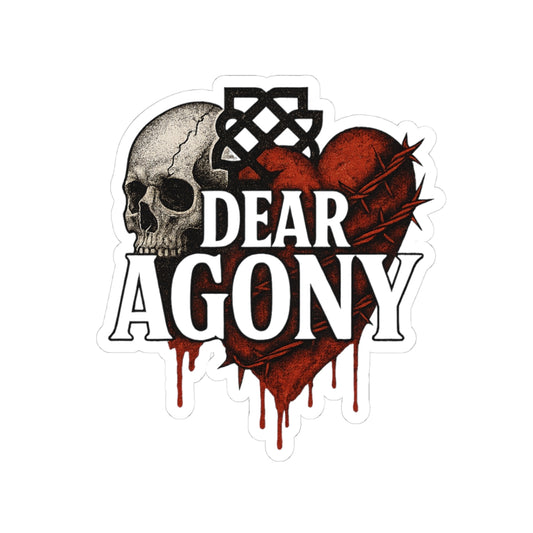 Dark Heart Kiss-Cut Stickers | Edgy Aesthetic Stickers for Laptops, Water Bottles, Gifts, and More