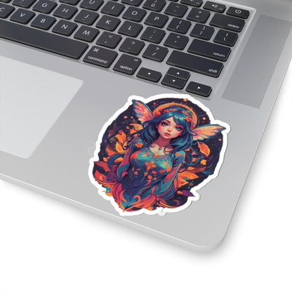 Whimsical Fairy Kiss-Cut Stickers | Magical Art, Laptop Decals, Journal Decor, Gift for Fantasy Lovers, Cute Sticker Set