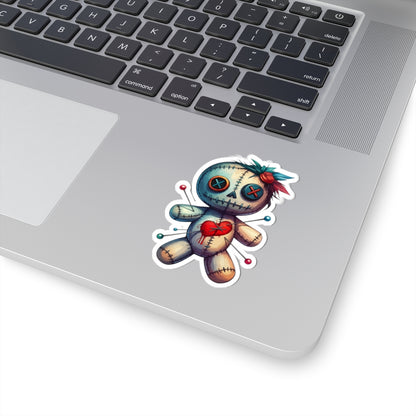 Voodoo Doll Kiss-Cut Stickers – Eye-Catching, Unique Decals for Personalization and Gift Ideas