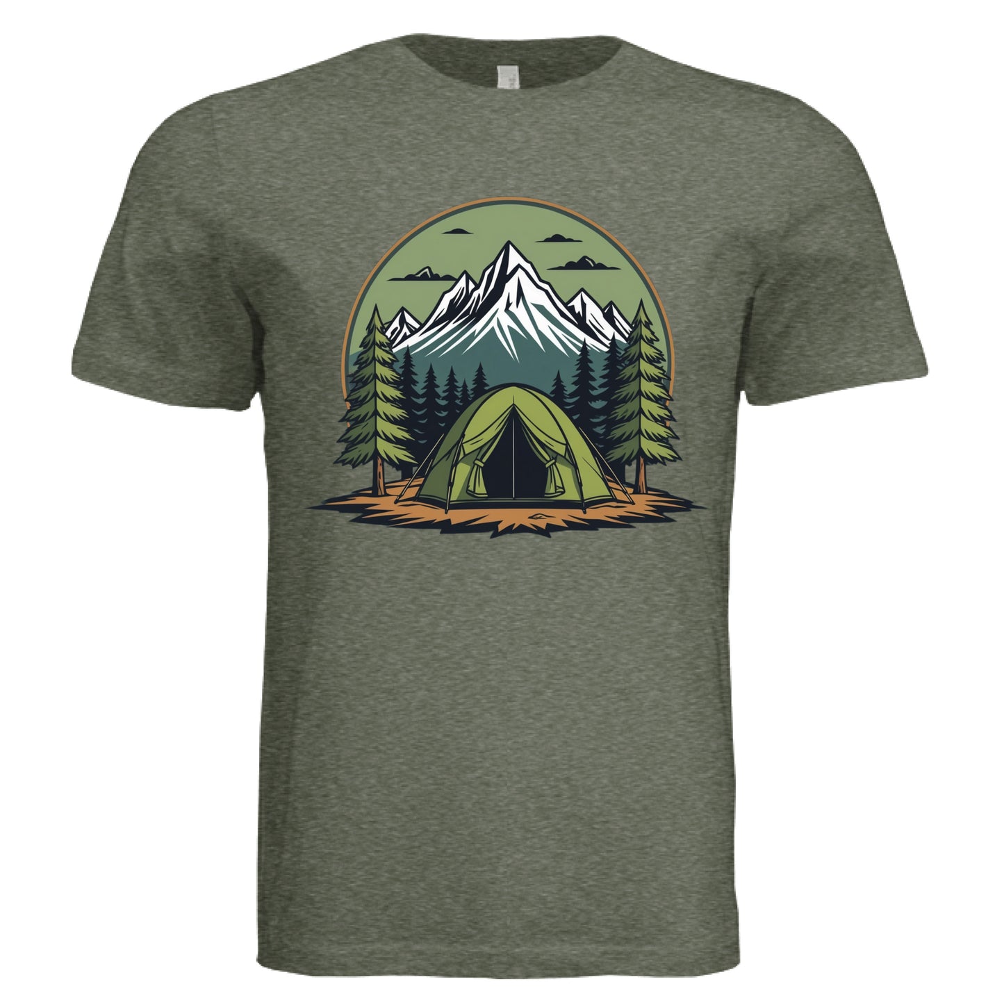 Military Green Triblend - FRONT