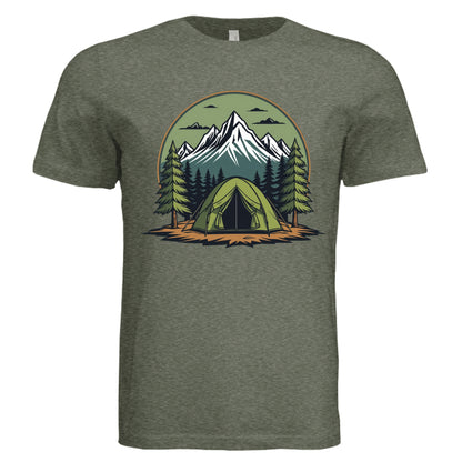 Military Green Triblend - FRONT